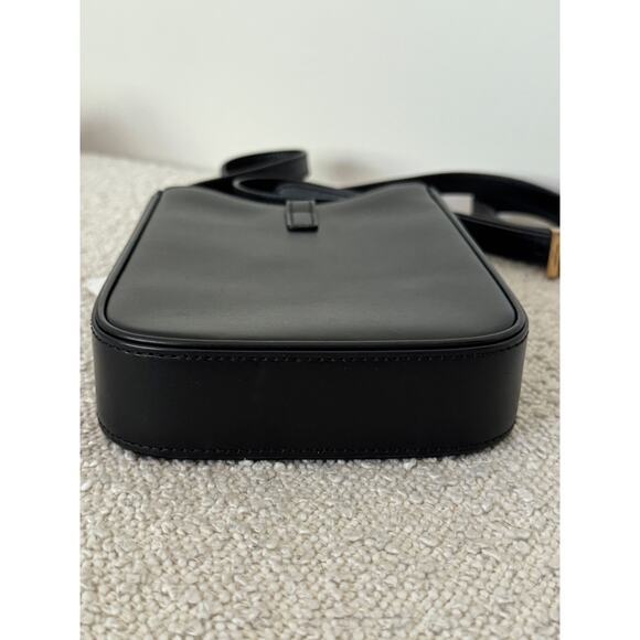 Saint Laurent Le 5 À 7 Mini Vertical Bucket Bag Black Smooth Leather NWT - Picture 10 of 11